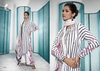 Sangam By Sahiba Black And White Printed Cotton Dress Material Wholesalers In Delhi
